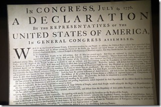 Declaration of Indepedence by David Amsler